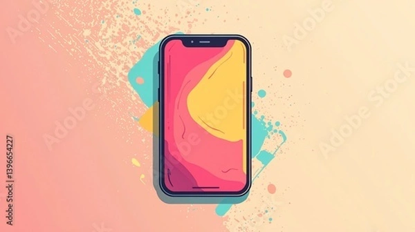 Fototapeta Smartphone Abstract Display