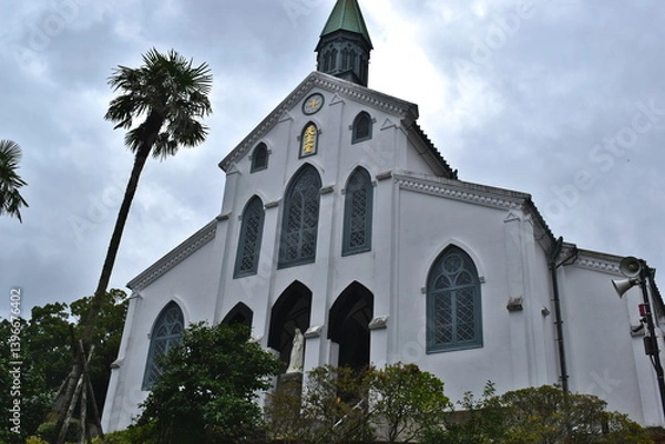 Fototapeta 長崎　大浦天主堂　教会