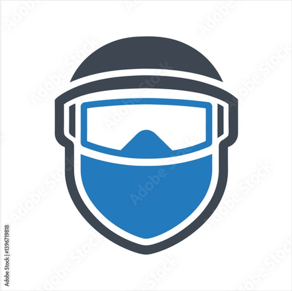 Obraz Face shield icon
