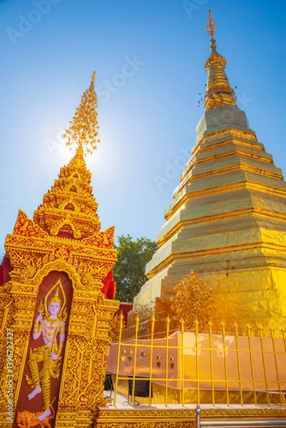 Obraz "Wat Phra That Cho Hae" The Royal Temple, is a sacred ancient temple in Phrae, Thailand. Asia.