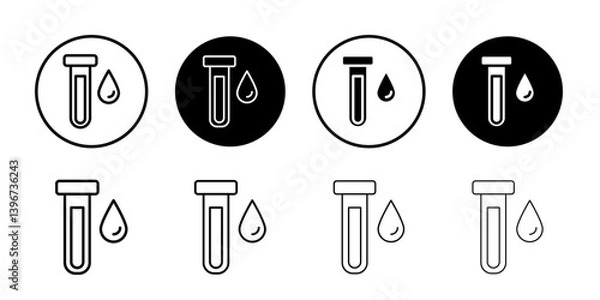 Fototapeta Sample icon Logo symbol sign set