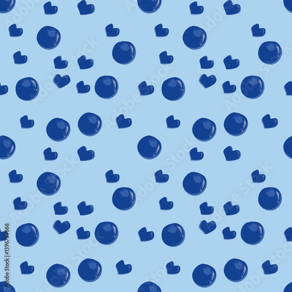 Obraz blue water drops background