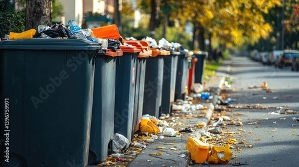 Obraz Rubbish recycling