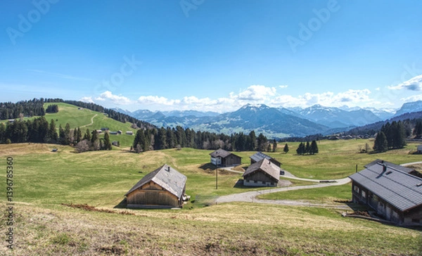 Obraz camp in the mountains