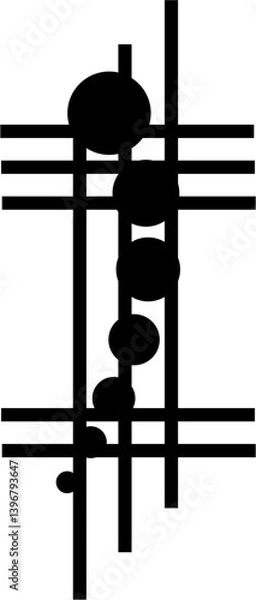 Obraz Laser Cut Abstract Vertical Wall decoration