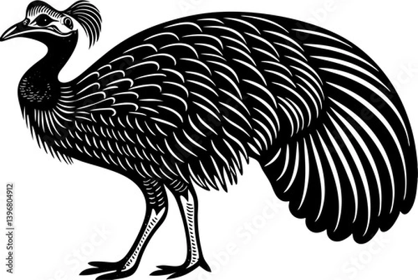 Fototapeta High-quality anaconda vector illustration showcasing the powerful and iconic snake in a detailed, stylized form. Ideal for wildlife education materials, reptile-themed designs, zoo brochures, nature d