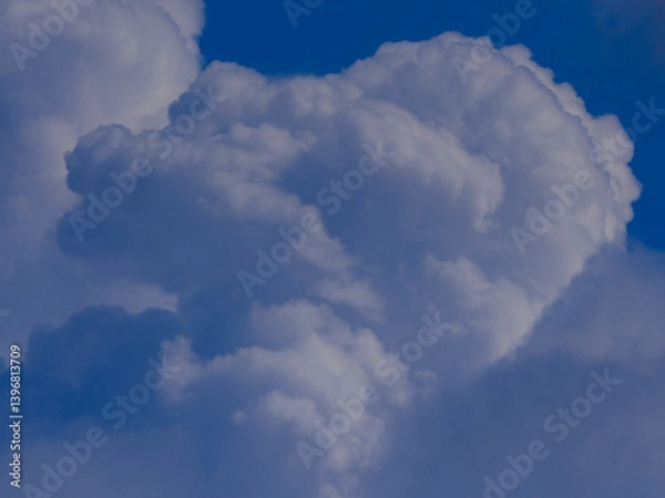 Fototapeta Beautiful dramatic sky with stormy clouds before rain