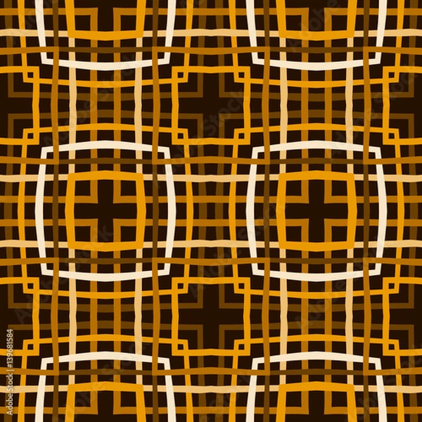 Fototapeta Abstract seamless pattern. This pattern can be used for wallpaper, pattern fills, web page background, surface textures. Vector illustration