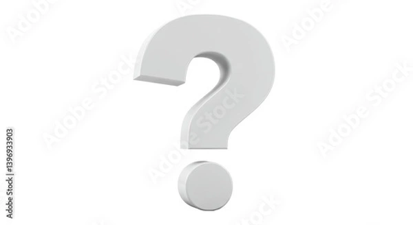 Obraz Isolated Question Mark