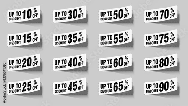 Obraz Ticket sticker special price discount for decoration