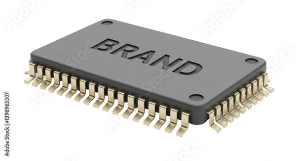 Fototapeta Isolated Microchip