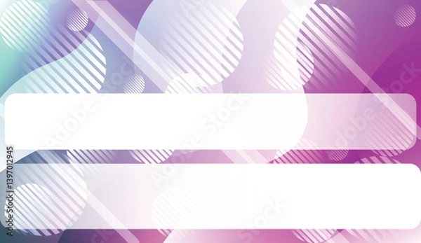 Fototapeta Wavy Background with Lines, Circle. For Flyer, Brochure, Booklet And Websites Design Vector Illustration