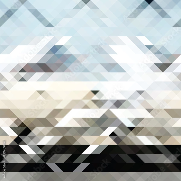 Obraz Triangle vector background