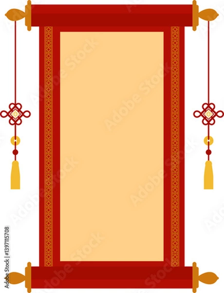 Obraz Chinese Scroll Banner