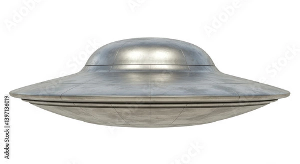 Obraz Isolated ufo ship