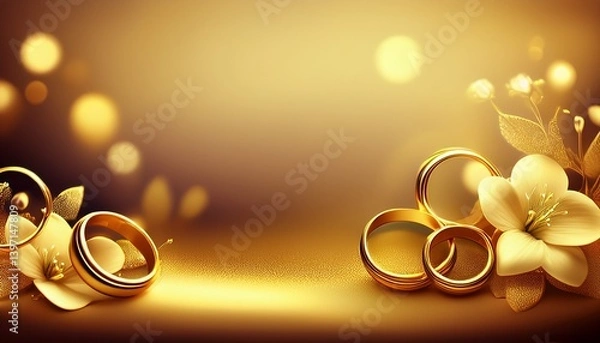Obraz abstract golden background