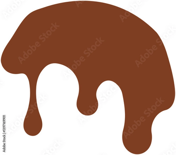 Fototapeta Sweet Chocolate drop
