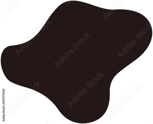 Obraz Cow blob pattern icon