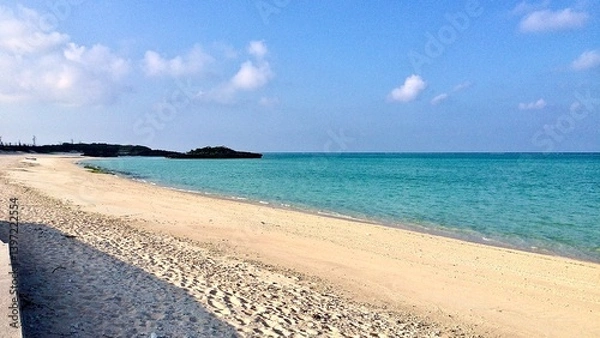 Obraz 鹿児島県与論島の大金久海岸