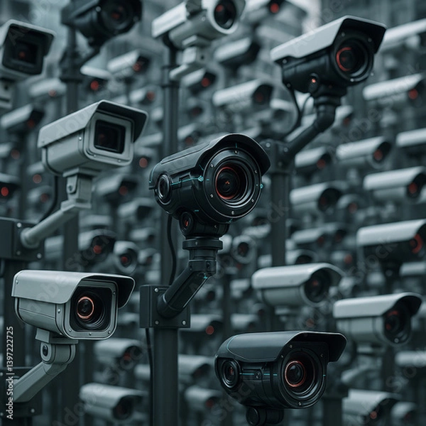 Fototapeta Sci-Fi CCTV 001