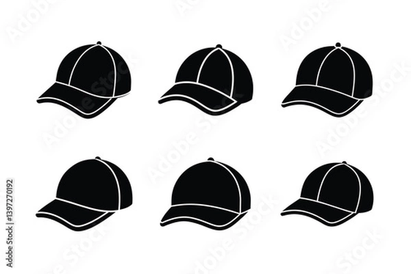 Fototapeta vector baseball cap