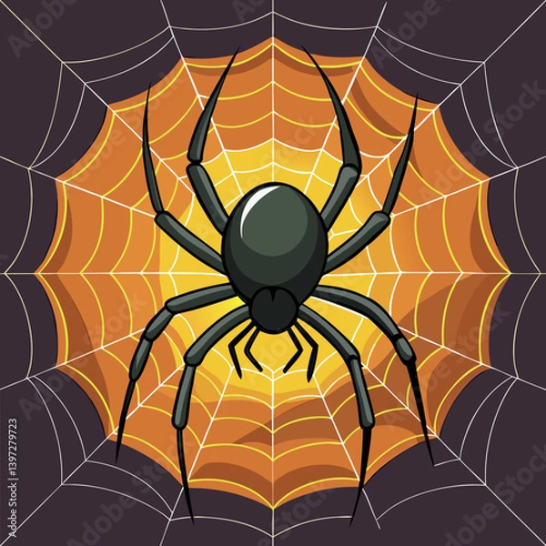 Obraz spider on web
