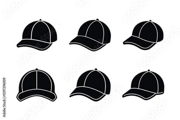 Fototapeta vector baseball cap
