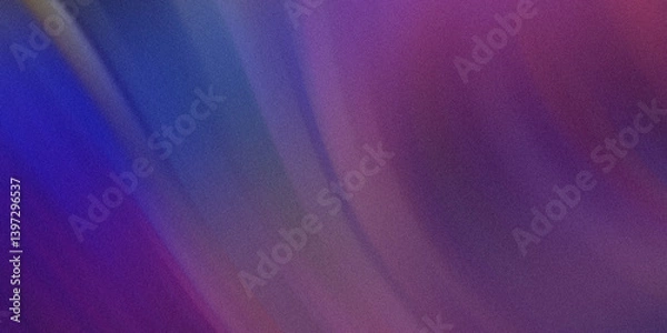 Fototapeta Abstract background with flowing gradient of blue purple and pink hues creating a soft effect