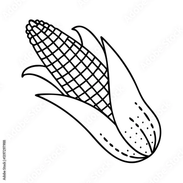 Fototapeta corn-on-the-cob