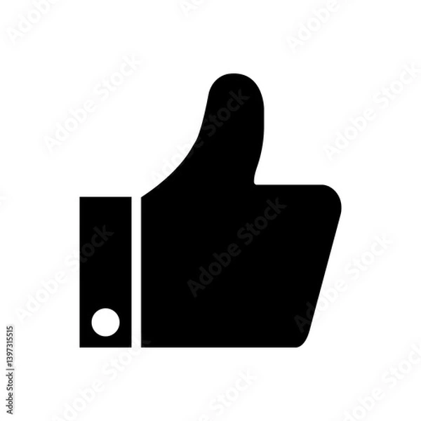 Fototapeta thumb up icon