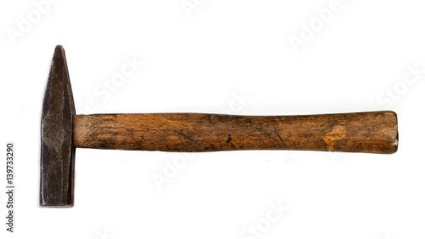 Obraz hammer with a wooden handle