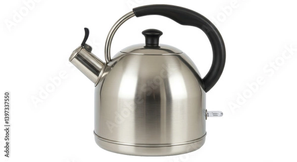 Fototapeta Isolated Stainless Steel Kettle
