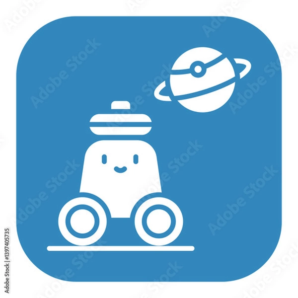 Obraz Space Robot Icon