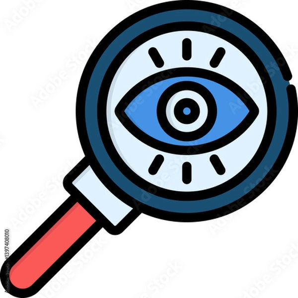 Fototapeta Vision Icon