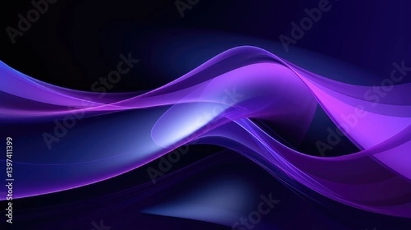 Obraz patterns digital purple