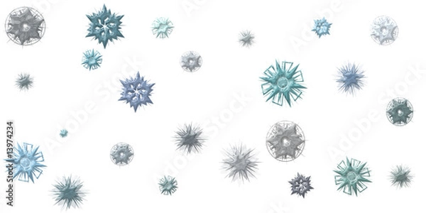 Fototapeta flocons de neige