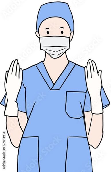 Obraz doctor in uniform