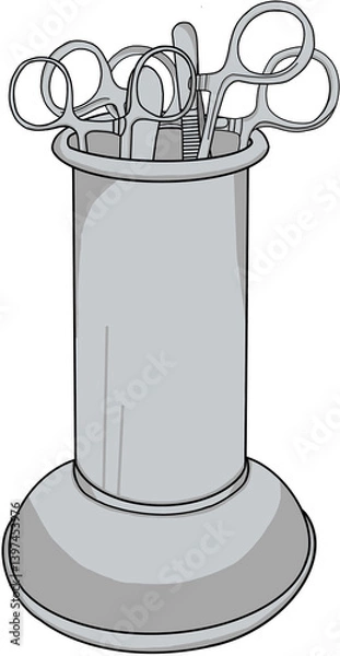 Obraz cooking pot vector illustration