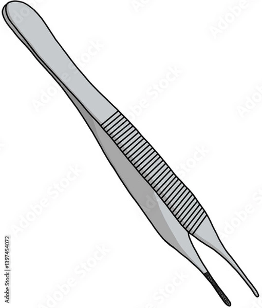 Obraz fork isolated on white