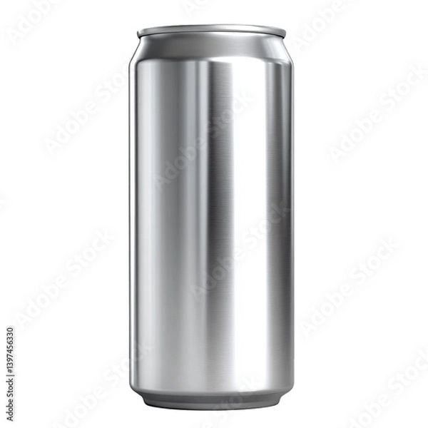 Obraz aluminum can isolated on white
