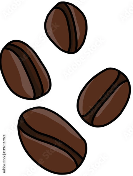 Obraz coffee beans background