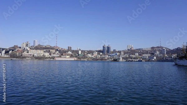 Obraz Бухта Золотой Рог. Владивосток. Россия.