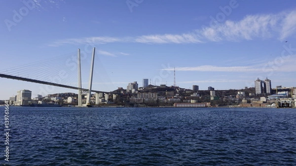 Obraz Бухта Золотой Рог. Владивосток. Россия.