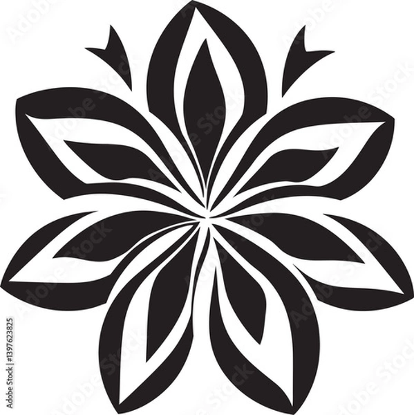 Obraz The Intersection of Science and Art Studying Jungle Flowers