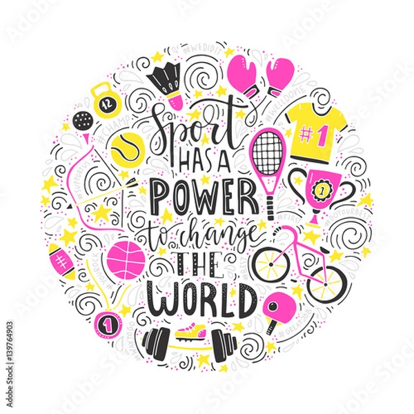 Fototapeta Sport Has Power