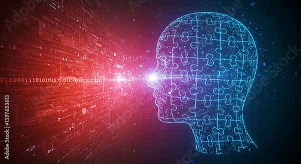 Obraz human brain model