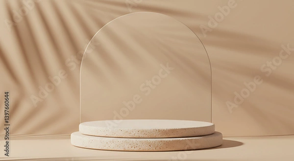 Fototapeta Dynamic Podium Design for Modern Events