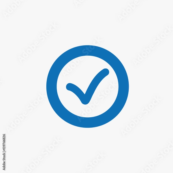 Fototapeta Checklist icon stock vector design
