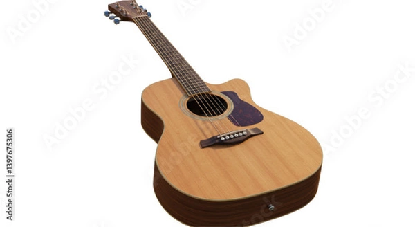 Obraz Isolated Acoustic Guitar