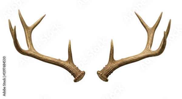 Obraz Isolated Deer Antlers